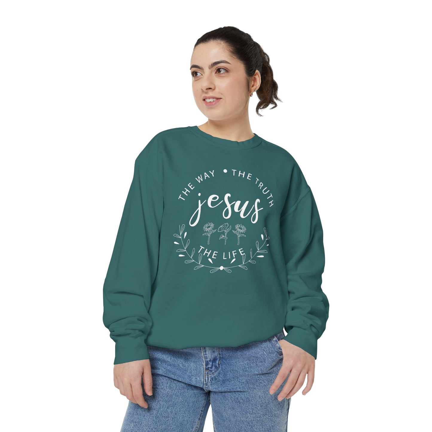 Jesus is the way, the truth, the life | Crewneck