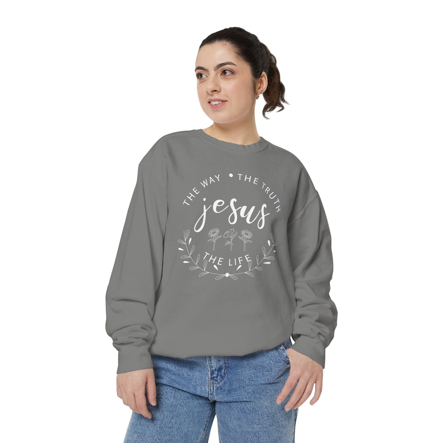 Jesus is the way, the truth, the life | Crewneck