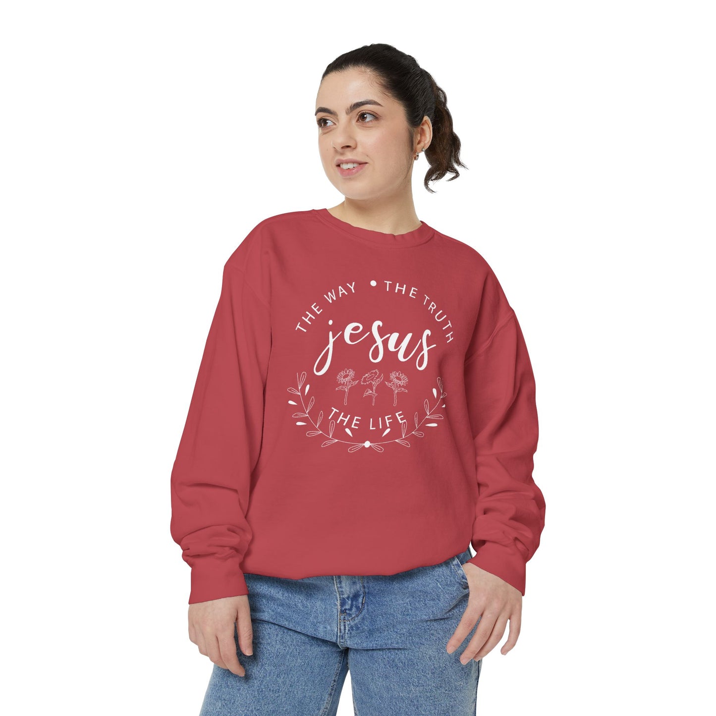 Jesus is the way, the truth, the life | Crewneck
