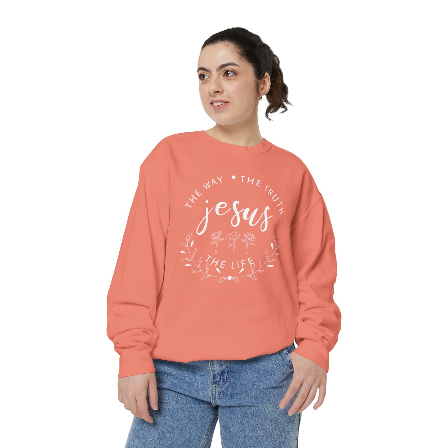 Jesus is the way, the truth, the life | Crewneck