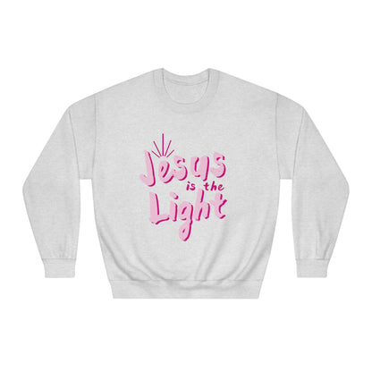 Pink Jesus is the light Crewneck Sweatshirt