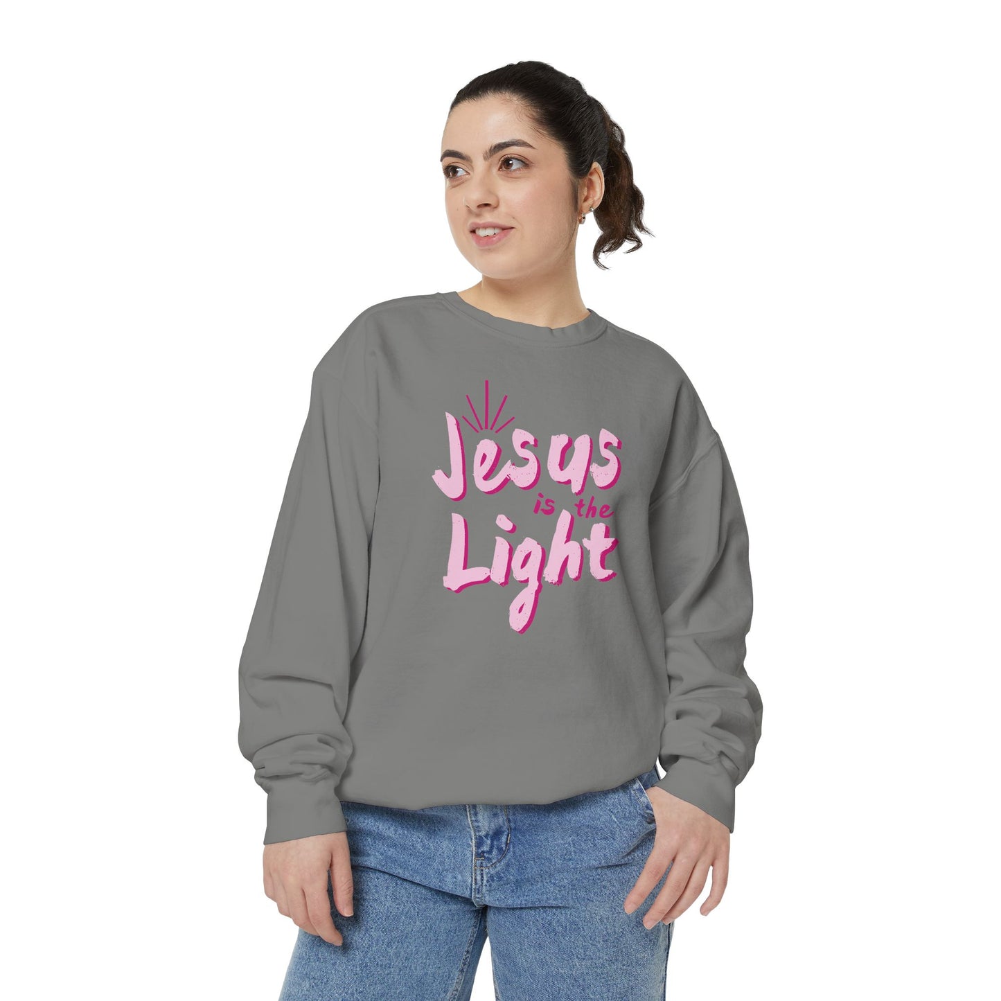 Jesus is the light Crewneck Sweatshirt