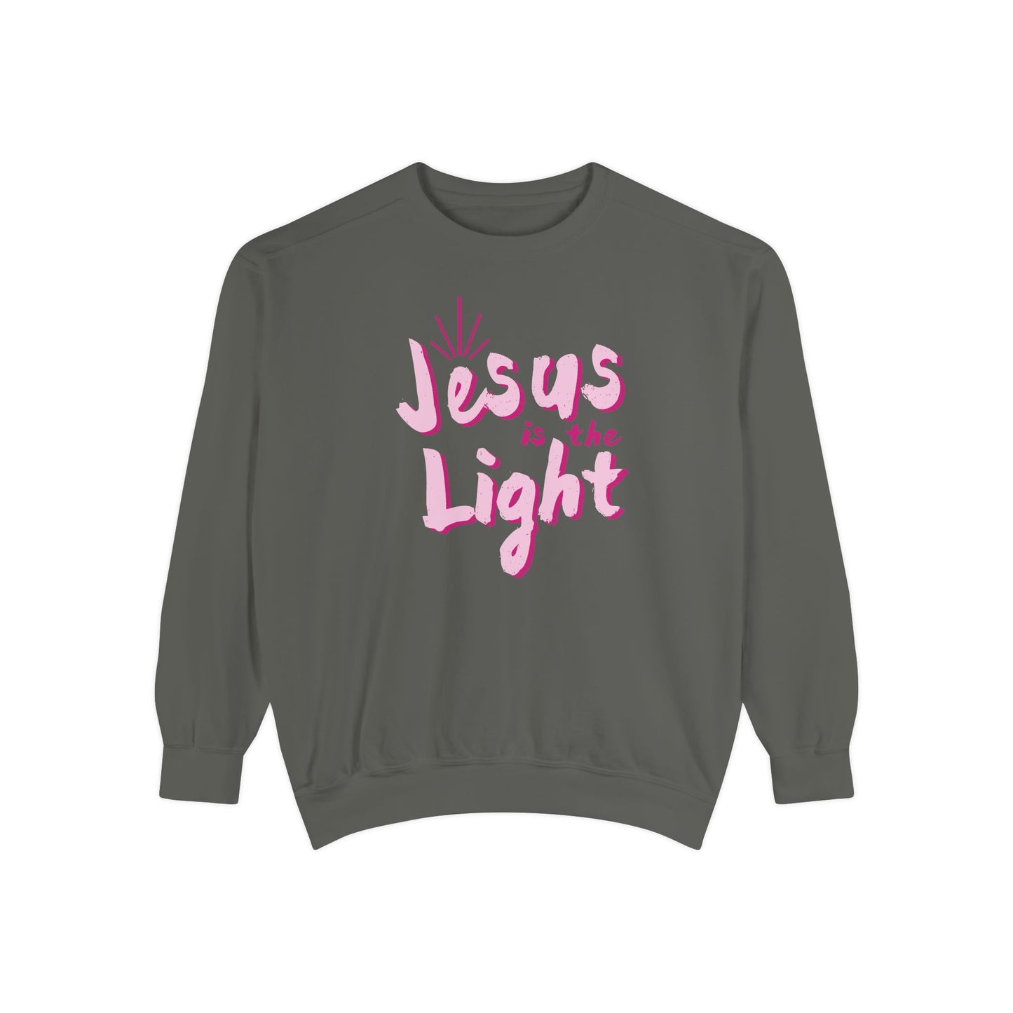 Jesus is the light Crewneck Sweatshirt