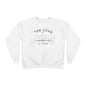 The King is born, Nativity Crewneck | Bible Verses