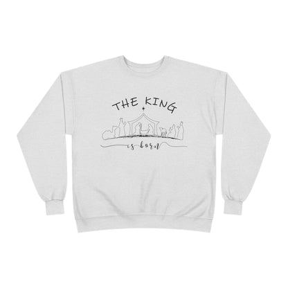 The King is born, Nativity Crewneck | Bible Verses