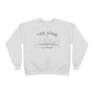 The King is born, Nativity Crewneck | Bible Verses