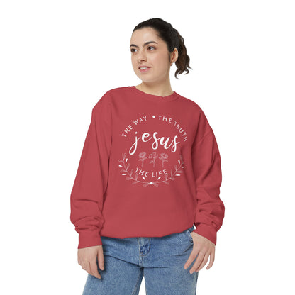 Jesus is the way,  the truth, the life | Crewneck
