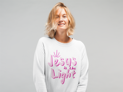 Pink Jesus is the light Crewneck Sweatshirt