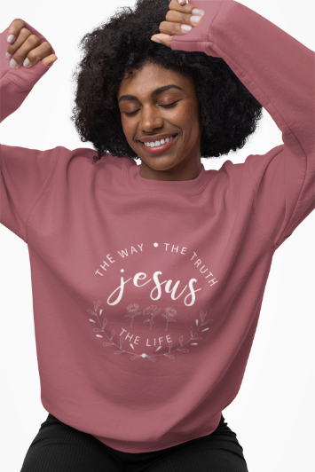 Jesus is the way,  the truth, the life | Crewneck