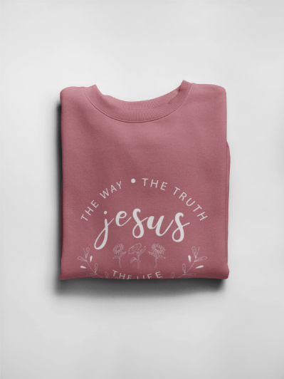 Jesus is the way,  the truth, the life | Crewneck