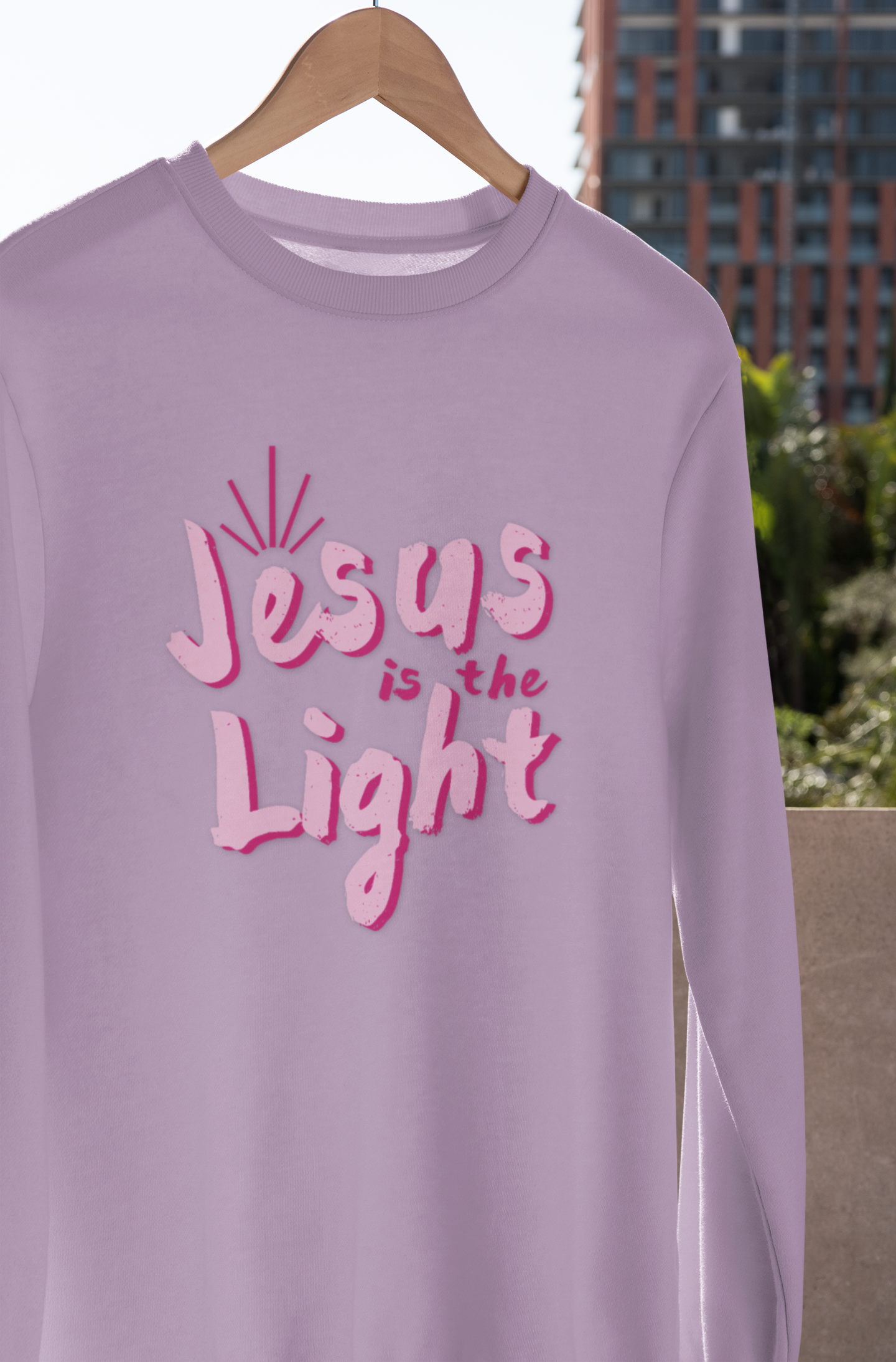 Jesus is the light Crewneck Sweatshirt