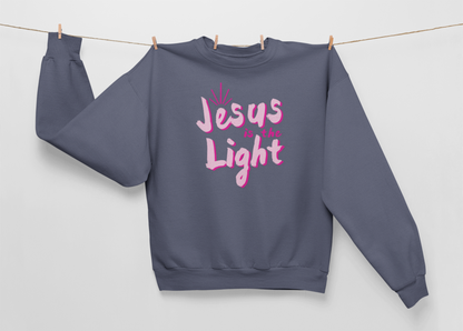 Jesus is the light Crewneck Sweatshirt