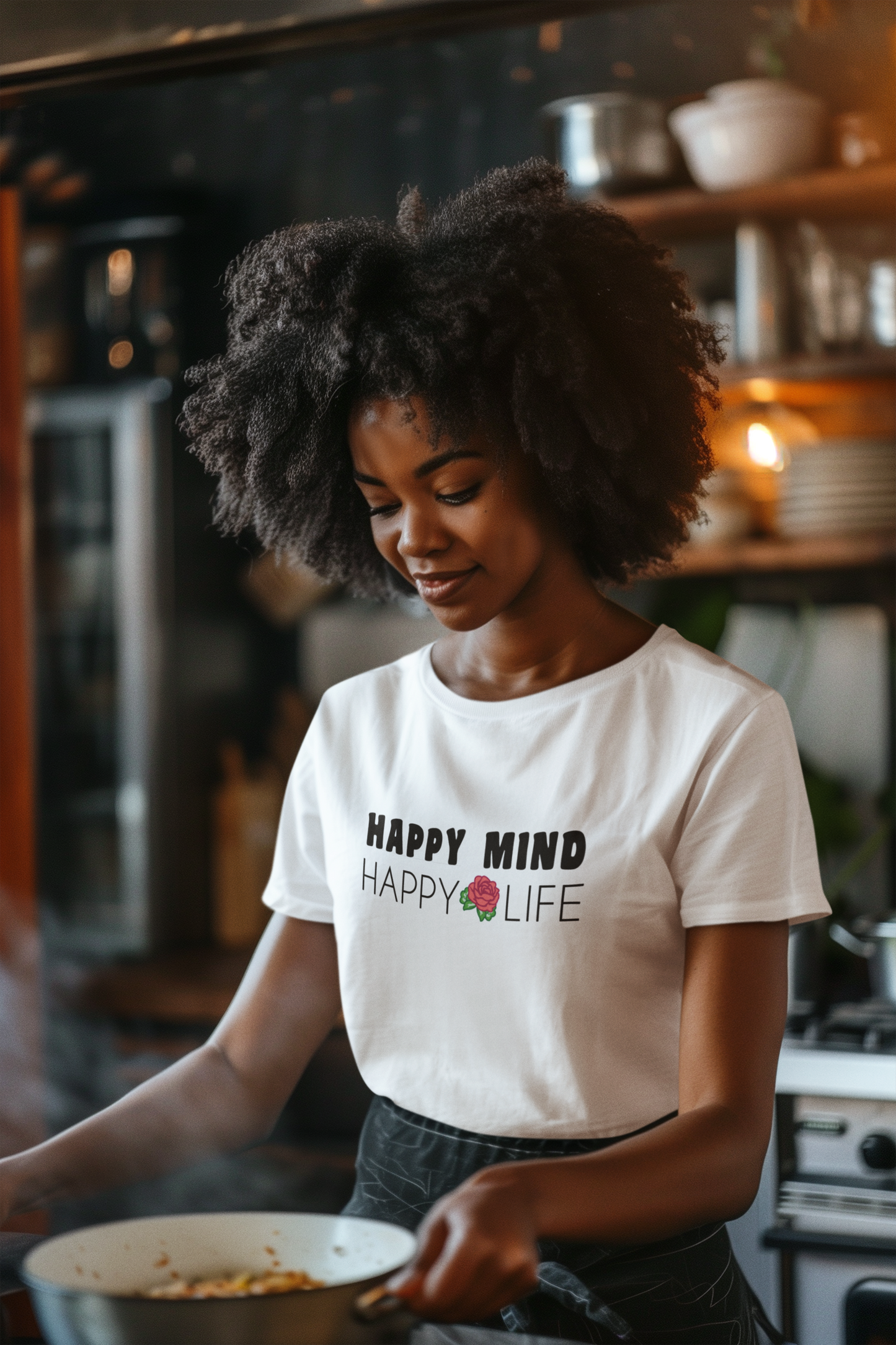 Happy Mind, Happy Life T-shirt