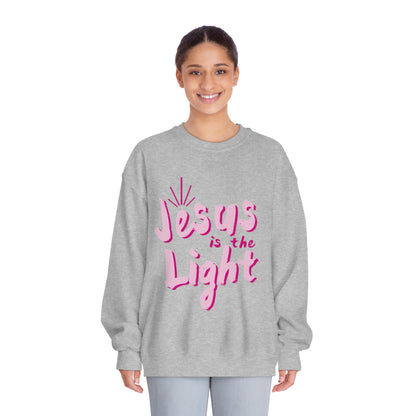 Pink Jesus is the light Crewneck Sweatshirt