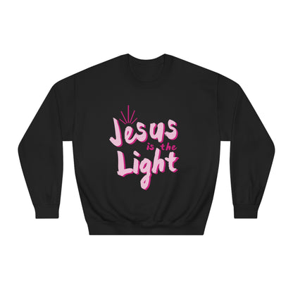 Pink Jesus is the light Crewneck Sweatshirt