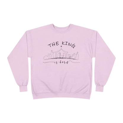 The King is born, Nativity Crewneck | Bible Verses